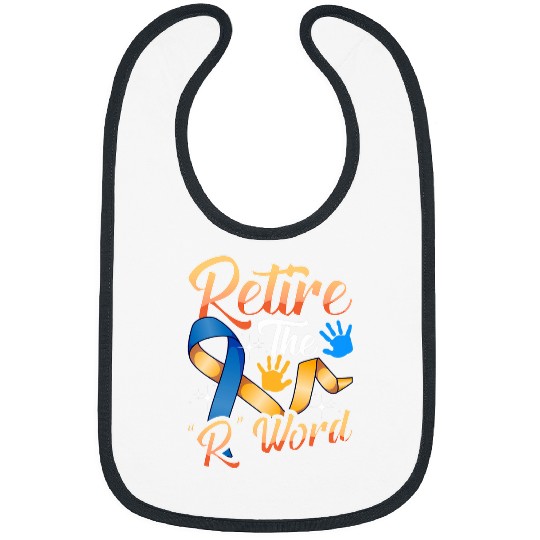 End the R Word Disability Advocacy Down Syndromes Awareness 2 Bibs