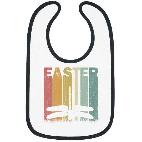 Easter Day Dragonfly Retro Graphic Funny Easter Costume Bibs