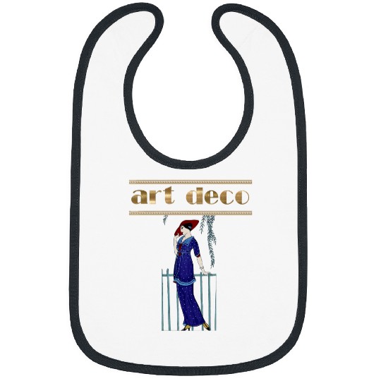 Art Deco vintages woman classy 1920s designs Bibs