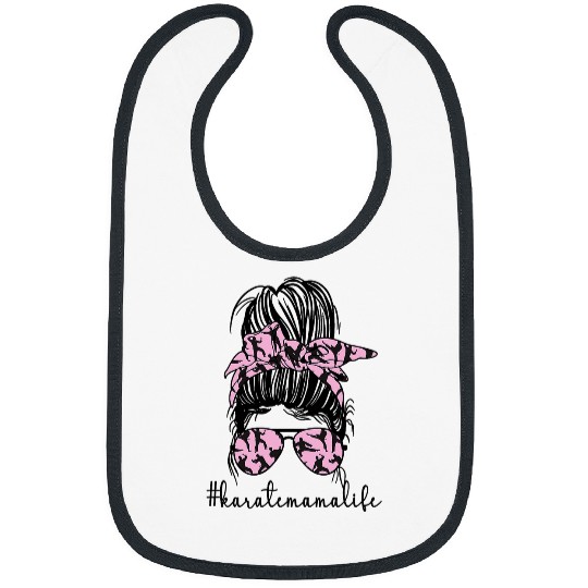 Karate Mama Life Proud Karate Mom Bibs