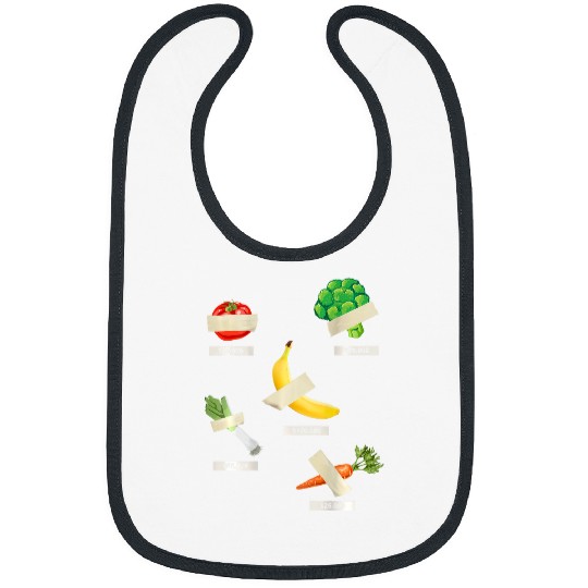 Backprint Banana 120000 Banana Artwork Bibs