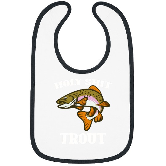 Fishing Holy Trout Fish Trout Fishing Gift Fishermen Fisher Bibs
