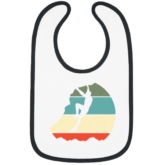 Climbing Climber Rock Climbing Bouldering Retro Gift Climb Bibs