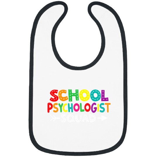 Back To School Psychologist Phycology Squad vintages Novelty Bibs