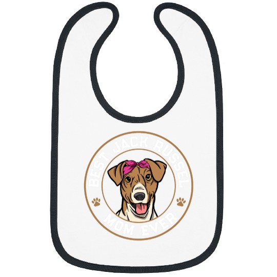 Dog Jack Russell bests Jack Russel Mom Ever Jack Russell Terrier Mother Dog 3 Bibs