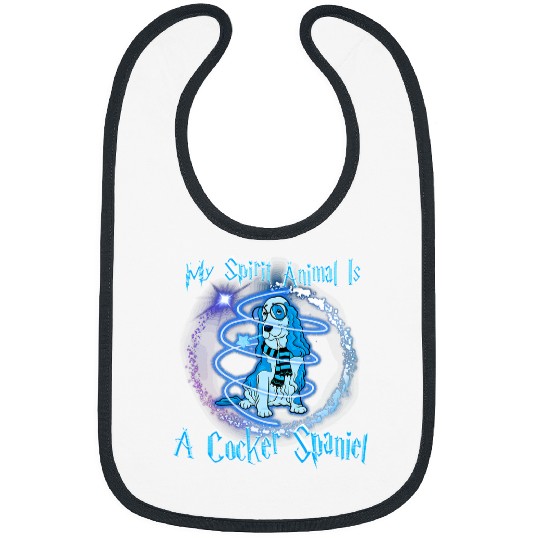 Dog Cocker Spaniel My Spirit Animal Is A Cocker Spaniel Costume 30 Bibs