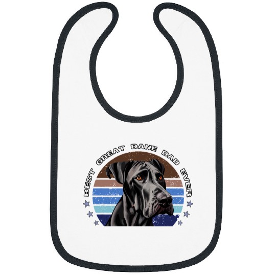 Dog Great Dane bests Great Dane Dad Ever vintages German Mastiff Dog Owner Bibs