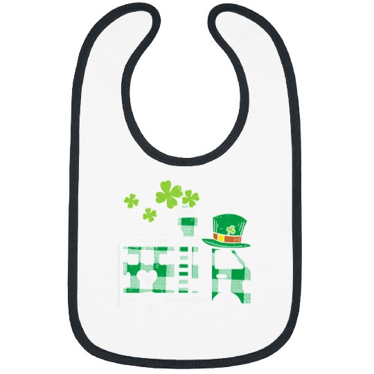 Fireman Firefighter Kids Irish Green Plaid Firefighter Truck St Patricks Day Boy Gift 9 Firemen Bibs
