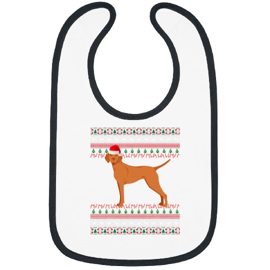 Dog Vizsla Christmas Magyar Vizsla Holiday 3 Bibs