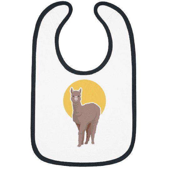 Alpaca Illustration Guanaco Llama Vicuna Breeder Alpaca Bibs