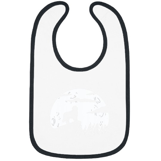 Bernese Mountain Dog and Moon Halloween 3 Bibs