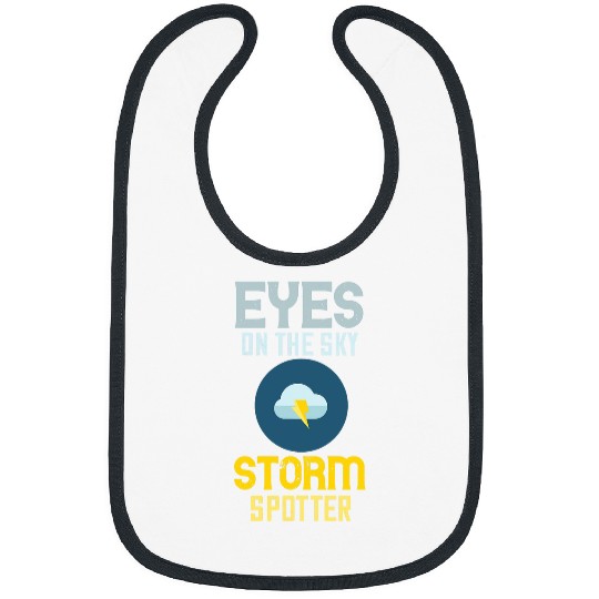 Eyes On The Sky Storm Chase Weather Forecaster Weatherman Bibs