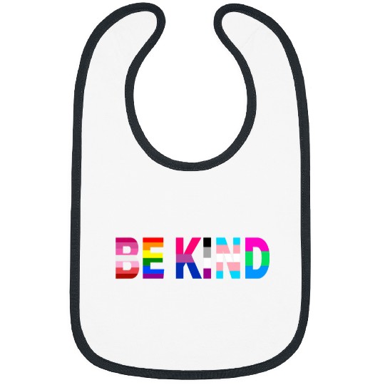 LGBT Pride Be Kind Lgbtq Flags Pride Gay Lesbian Couple Men Women Bibs