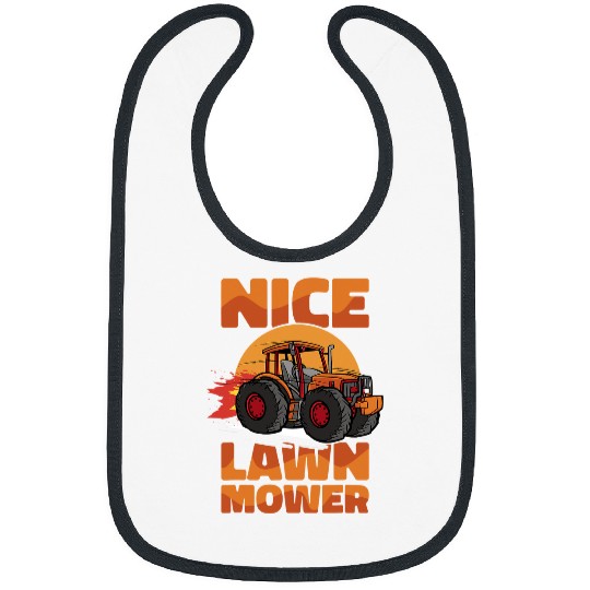 Tractor Pulling Nice Lawnmower Driver Tractor Pull Farmer Bibs