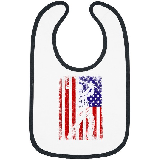 Cricket Fan American Flag Cricket Jersey Fan Player Coach Bibs