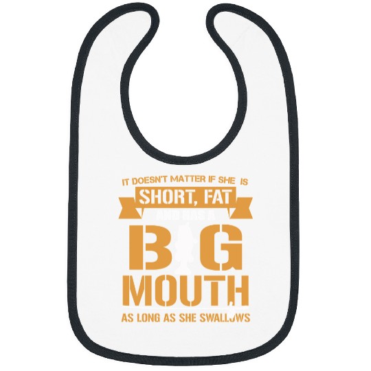 Fishing She Is Short Fat And Has A big Mouth Funny 120 Fisher Hook Fisher Bibs