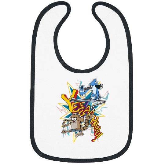 Regular Show Yeeaahhhu Karate Kick Bibs
