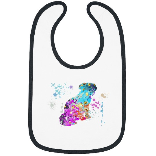 Colorful Australian Shepherd Lover Dog Australian Shepherds Bibs