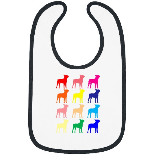 Boston Terrier lovers dog pop art gift Bibs