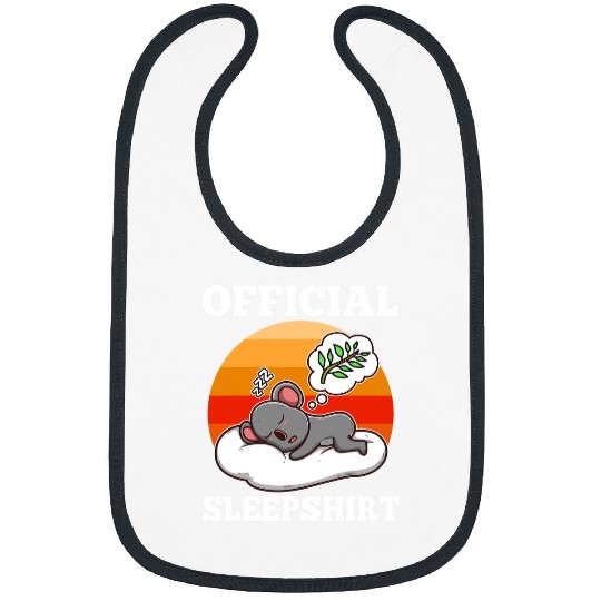 Funny Bear Official sleep Koala1 Cute Bears Bibs