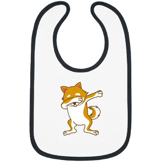 Dog Shiba Inu Cute Shiba Inu Art For Men Women Japan Breed Animal Lovers Bibs