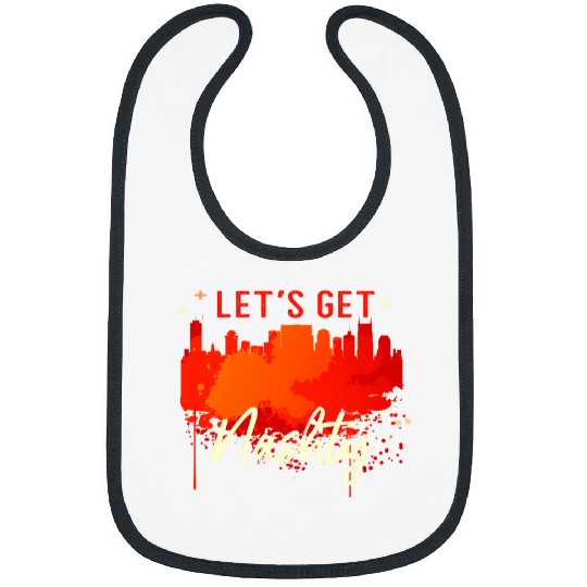 Tractor driving Lets Get Nashty Nashville Bachelorette Party Bus Tractor Bibs