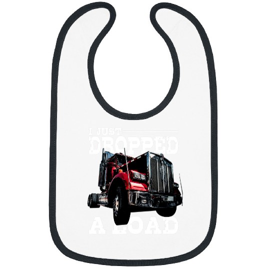 Trucker Gifts Funny Tractor Trailer 18 Wheeler 3 Bibs