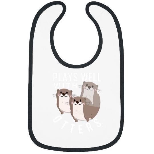 Otters Plays Well With Otters Big Pun Otter Bibs