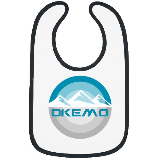Skiing Ski Okemo Mountain Vermont Retro vintages Snowboard Ski T Bibs
