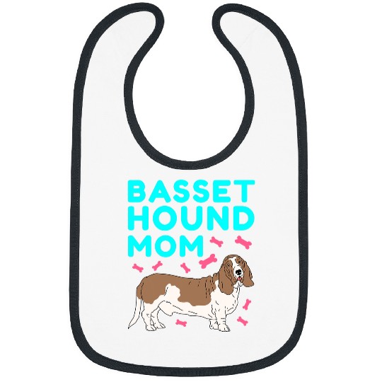 Basset Hound Mom Dog Owner Basset Hound 3 Bibs