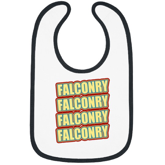 Falconry Art And Hawking vintages Falcons Bibs