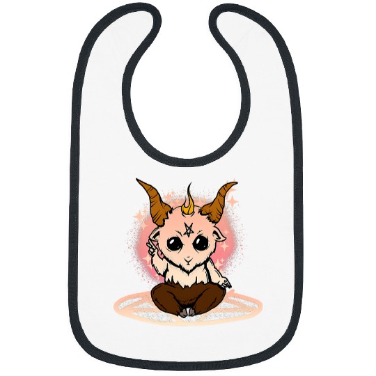 Pastel Goth Kawaii Clothing Baby Baphomet Satanic Nu Goth 142 Bibs
