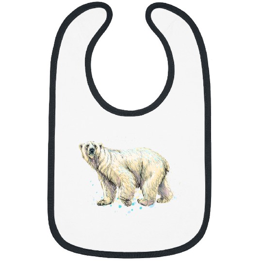 Funny Bear Polar bear north pole polar bear environmental protection 1 Cute Bears Bibs