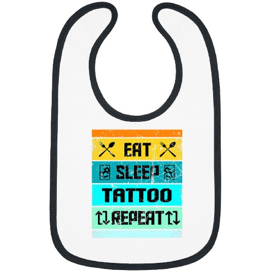 Tattoo Ink Artist Tattoo Lover Funny Tattooist Bibs