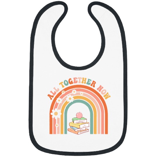 Reading Book All Together Now Summer Reading Rainbow Book Lover 16 Reader Bibs