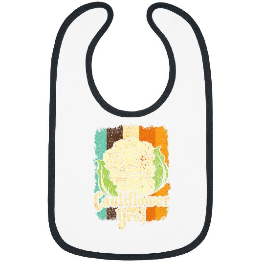 Cauliflower Yes Funny Vegetable Gardener 8 Bibs