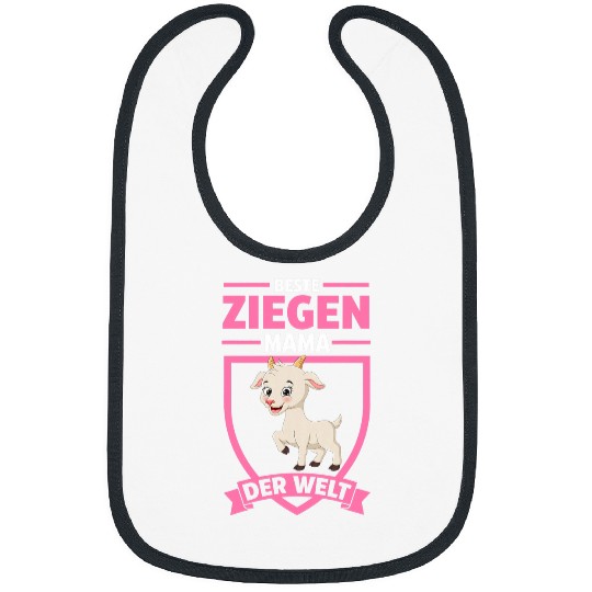 Goats Lover Mum Mother Mothers Day Peasant Goat Bibs