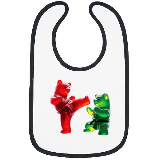 Gummy Bear Ninja Gummy Bear Karate Gummy Bear Bibs
