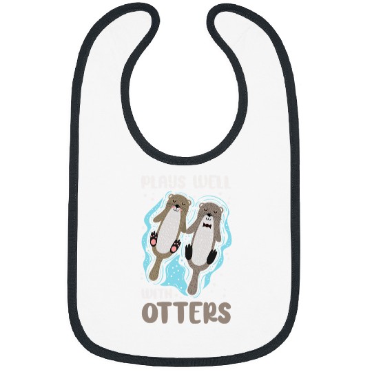 Otters Plays Well With Otters Big Pun Otter 6 Bibs