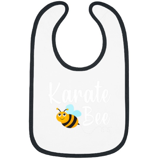 Karate Bee Martial Art Funny Bumblebee Bibs