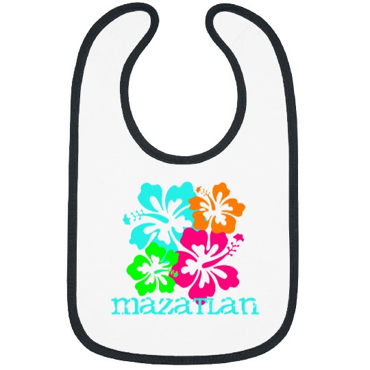 Surf Life Mazatlan Tropic Vacation Beach Surf Travel Tee Bibs