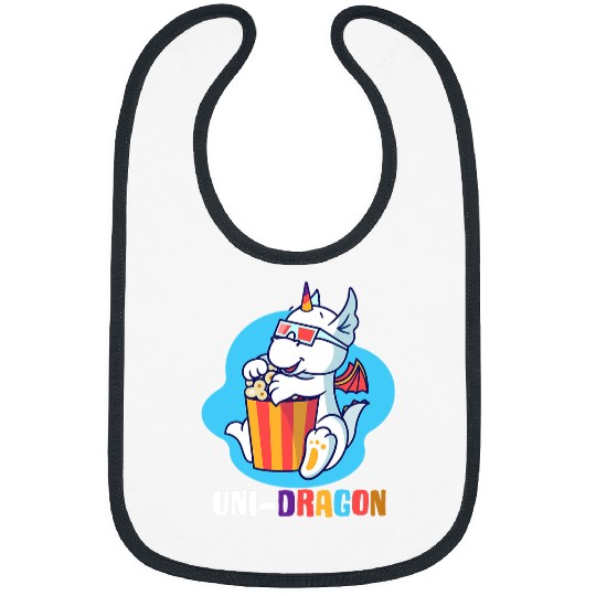 Halloween Baby Unicorns Dragon Costume UniDragon Popcorn Bibs