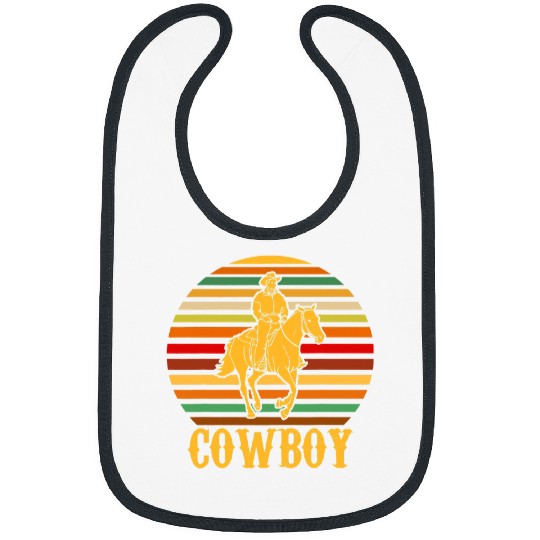 Cowboy with Horse Costume Country Rodeo Western Bibs