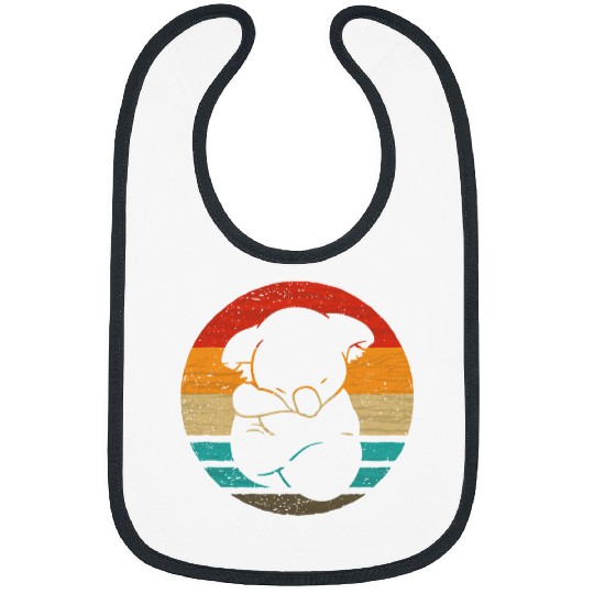 Funny Bear Koala Retro Style vintages Cute Bears Bibs