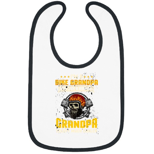 Motocross Biker Racing Racer Im Biker Grandpa Just Like a Normal Grandpa Except Much Cooler88 Race Speed Bibs