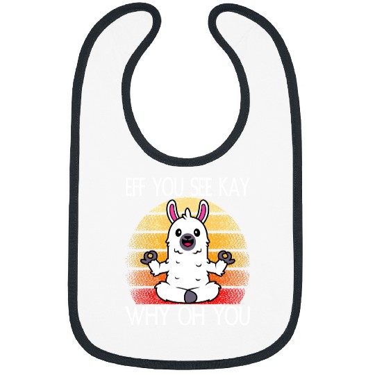 Namaste Yoga Llama Yoga Retro vintages 331 Meditation Bibs