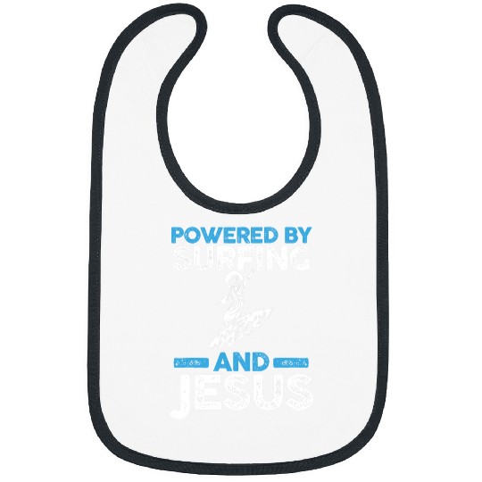 Surf Life Powered by Surfing and Jesus Bibs