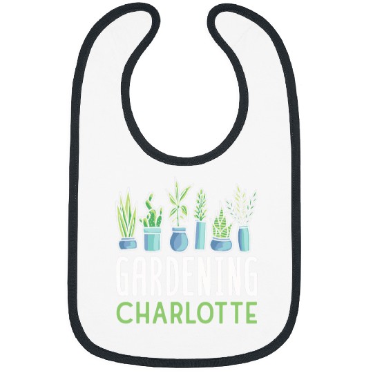 Gardening Charlotte Name Plant Gardener Garden Bibs