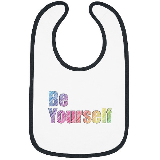 Be Yourself Scribble Bibs