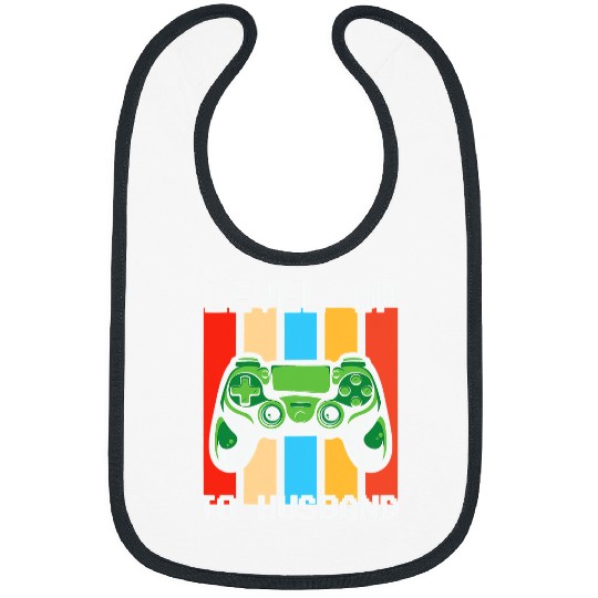 Game Gaming Engagement Groom Husband Video Game Level up358 Loving Game Bibs